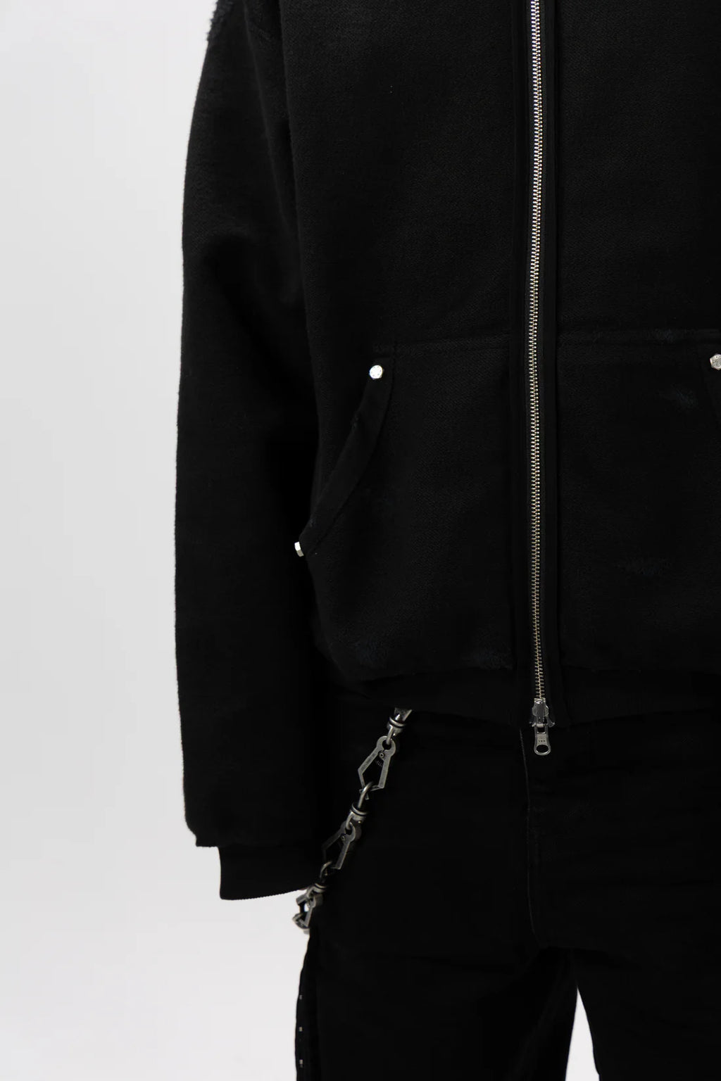 REVERSIBLE ZIPHOODIE