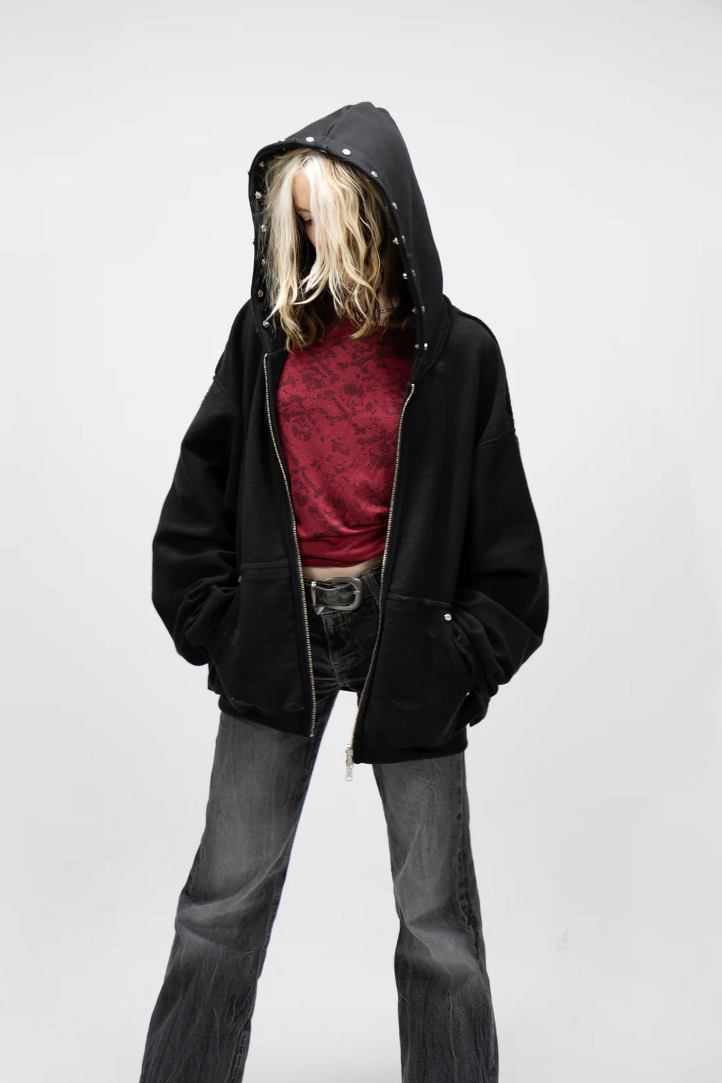 REVERSIBLE ZIPHOODIE